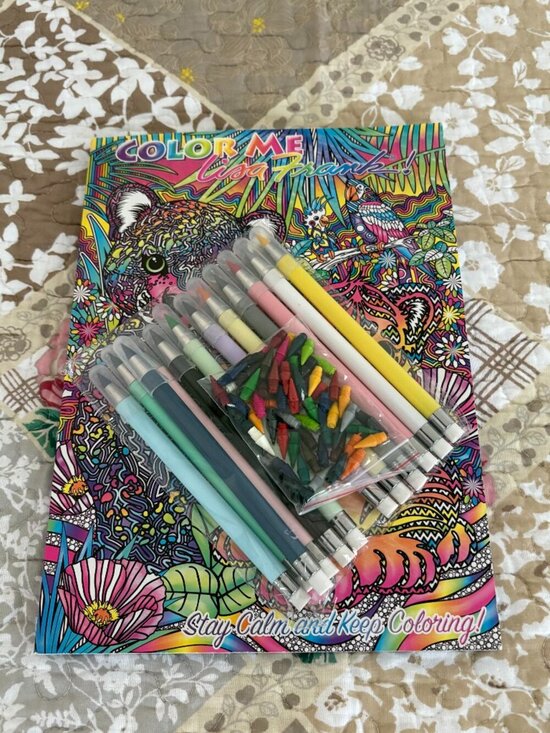 Lisa Frank Other - Lisa Frank, Color Me Coloring Book and Mechanical Colored Pencils /refills